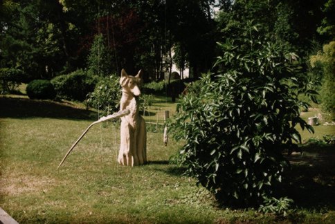 Gudrun Schustre: Wolfsfrau. II Internationale Skulpturenbienale, Raveau